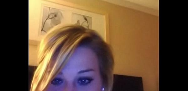  Blonde is bored so she gets on webcam and shows her body - more on camvideos.top